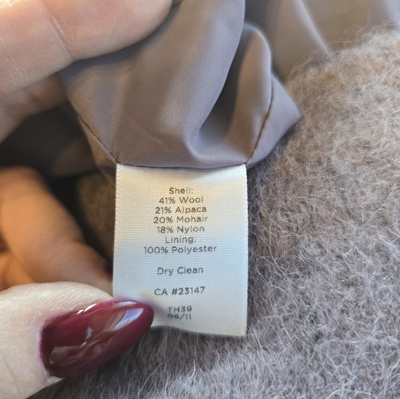 Talbots Lilac Mauve Wool Mohair Blend Straight Pencil Skirt 12 - Picture 4 of 5